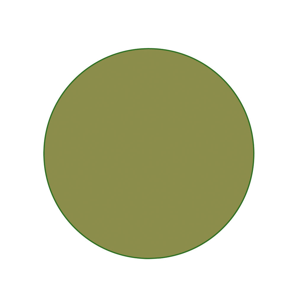 Sense of Place Round Carpet - Dark Green