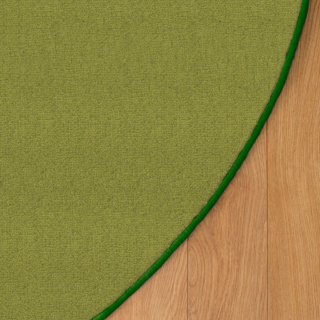 Sense of Place Round Carpet - Dark Green