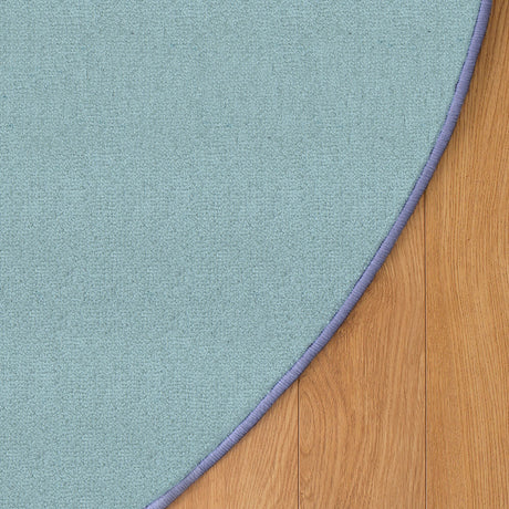 Sense of Place Round Carpet - Light Blue