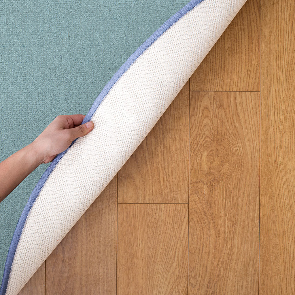 Sense of Place Round Carpet - Light Blue