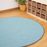 Sense of Place Round Carpet - Light Blue