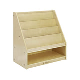 4-Shelf Book Display w/ Bin Storage 76cm