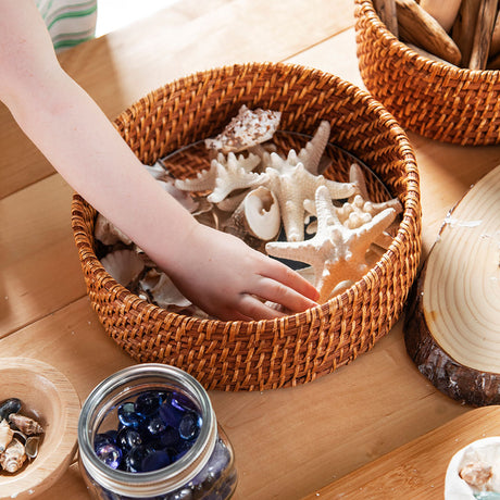 Sense of Place – Woven Mirror Trays – 3pc - Educating Kids