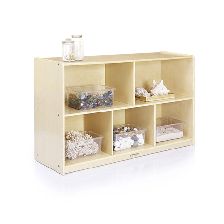 5 Compartment Storage Unit 76 cm – Natural