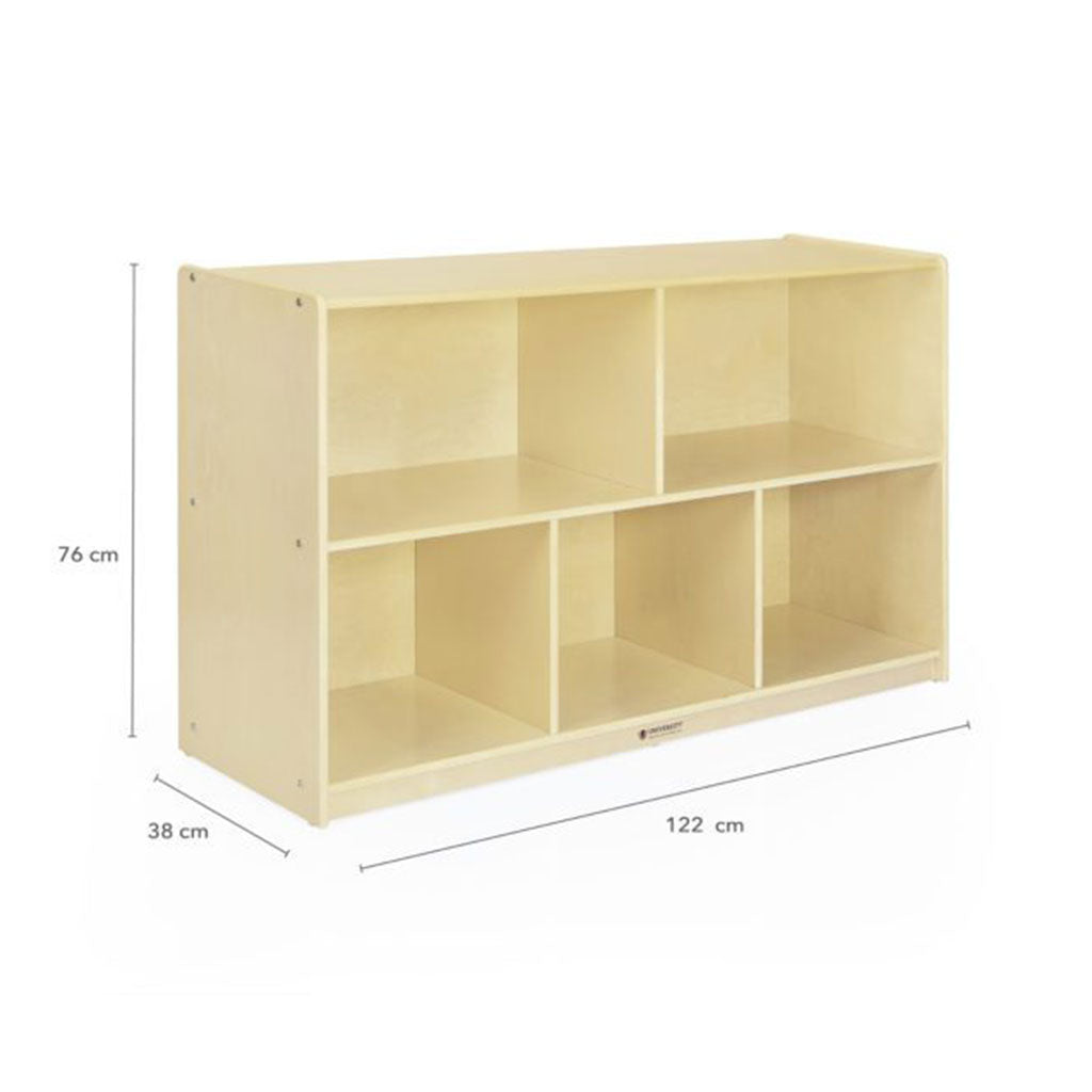 5-Compartment Storage 76cm - Birch Plywood