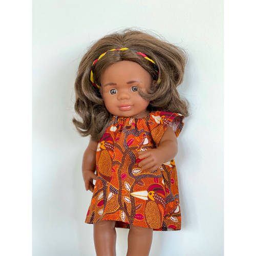 Kookaburra Indigenous Dress - 38cm - Educating Kids