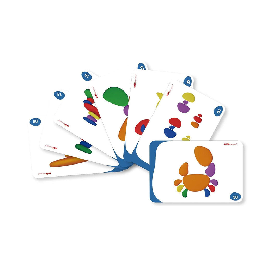 Rainbow Pebbles with Container - 36pc