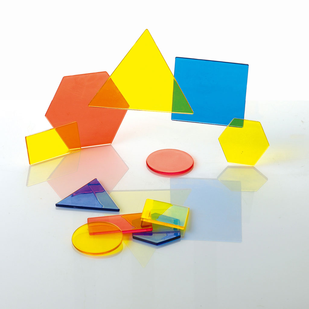 Translucent Attribute Blocks 5.5cm - 60pc