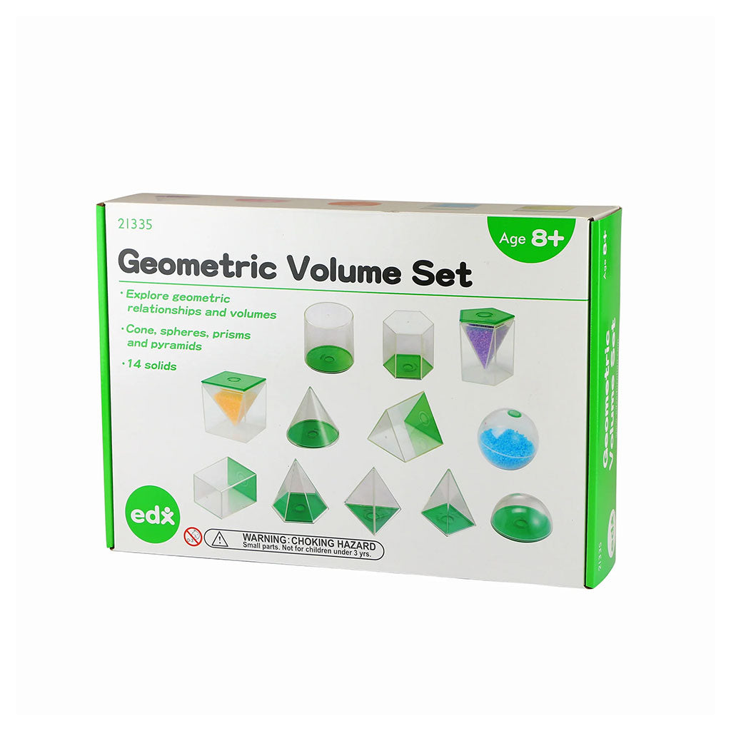 8cm Geometric Volume Set - 14pc