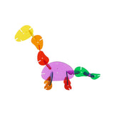 Interlocking Rainbow Pebbles - 72pc