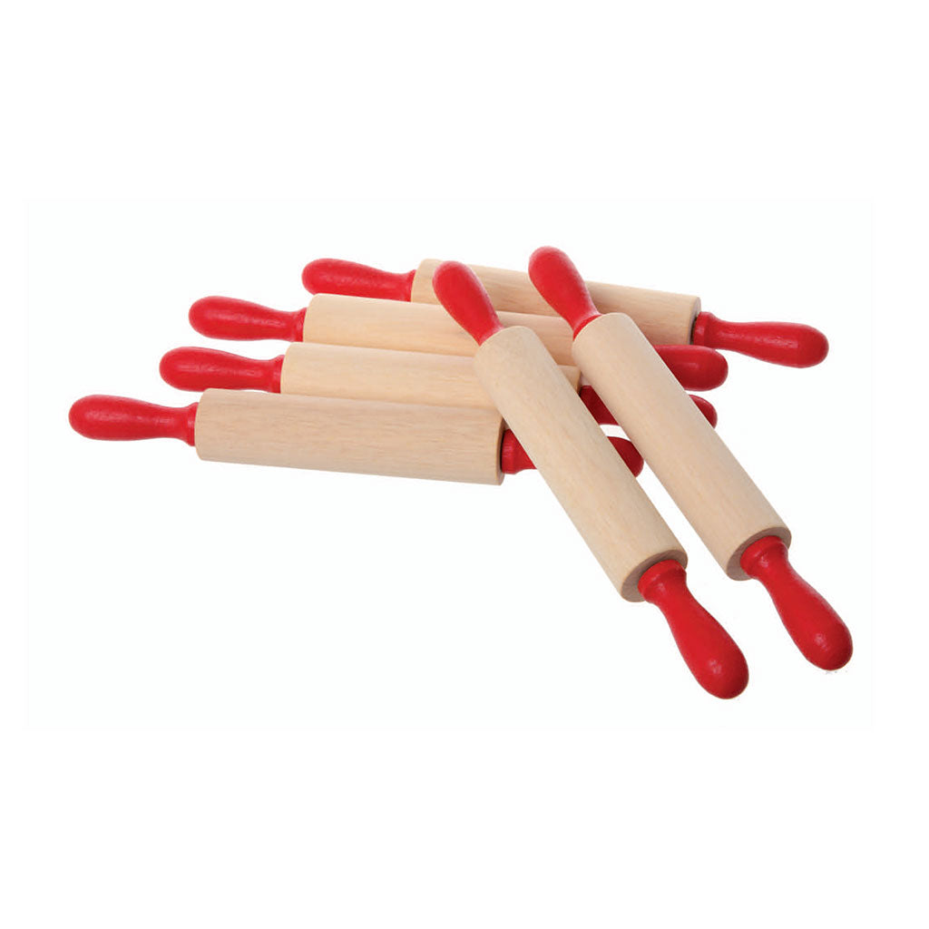 Plain Rolling Pin 18cm - Set of 6