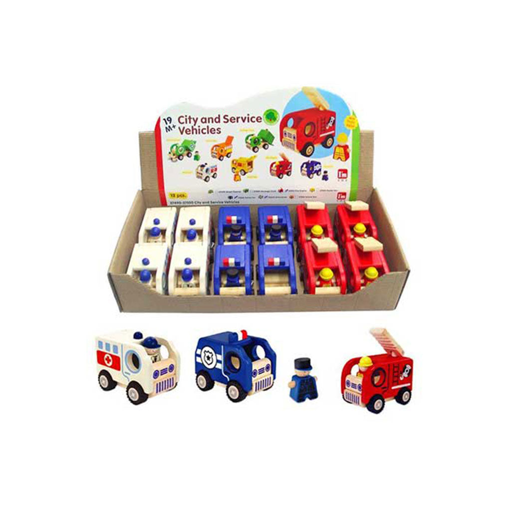 Emergency Vehicles - Box of 12