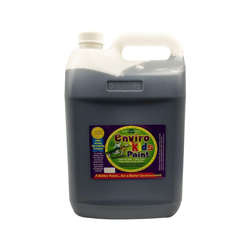 Enviro Kids Paint Black Coal - 5 Litre