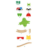 BRIO - My First BO Railway Train Set - 25pcs
