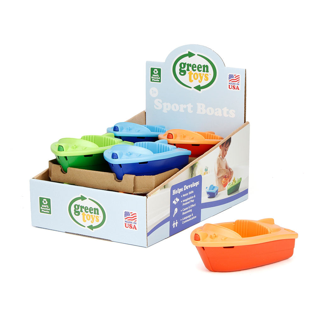 Green Toys - Sports Boats - Set of 8