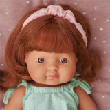 Miniland - Baby Doll - Caucasian Redhead Girl 38cm - Educating Kids