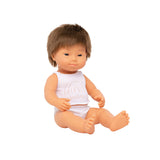Miniland - Baby Doll - Caucasian Boy with Down Syndrome 38cm