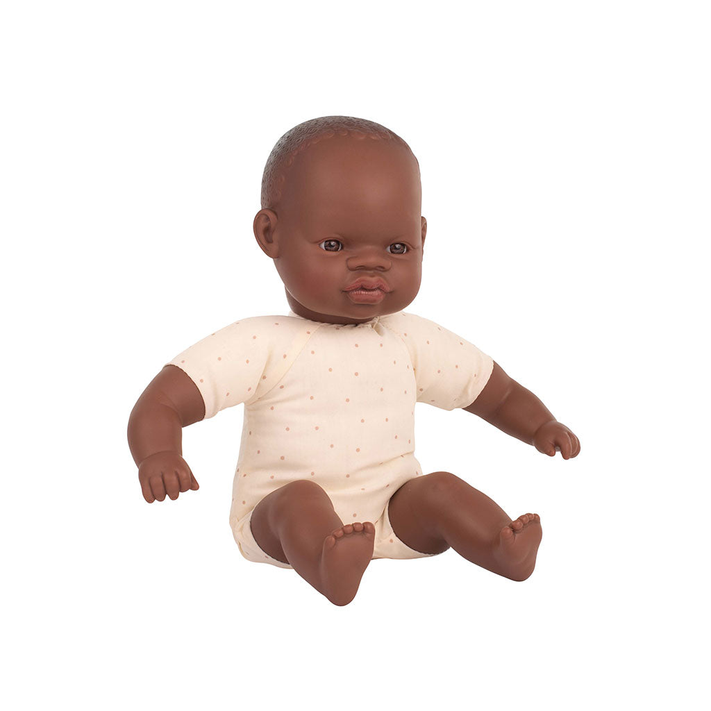Miniland - Soft Body Doll - African 32cm