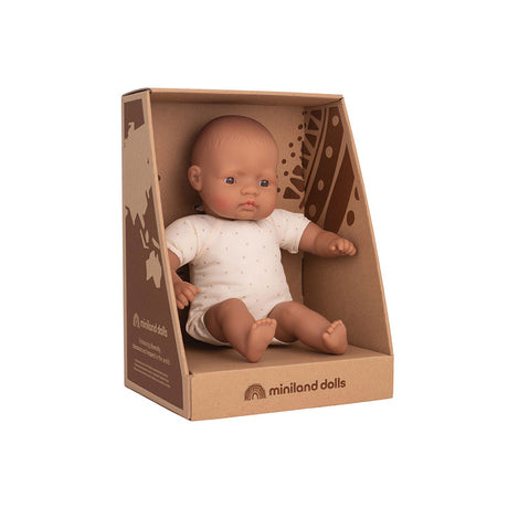 Miniland - Soft Body Doll - Hispanic 32cm