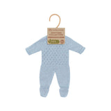 Miniland Knitted Doll Pyjamas 38cm (H) - Blue