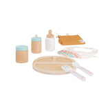 Miniland - Doll Wooden Feeding Set