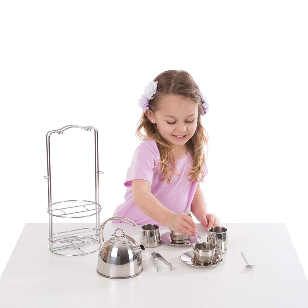 M&D - Stainless Steel Tea Set