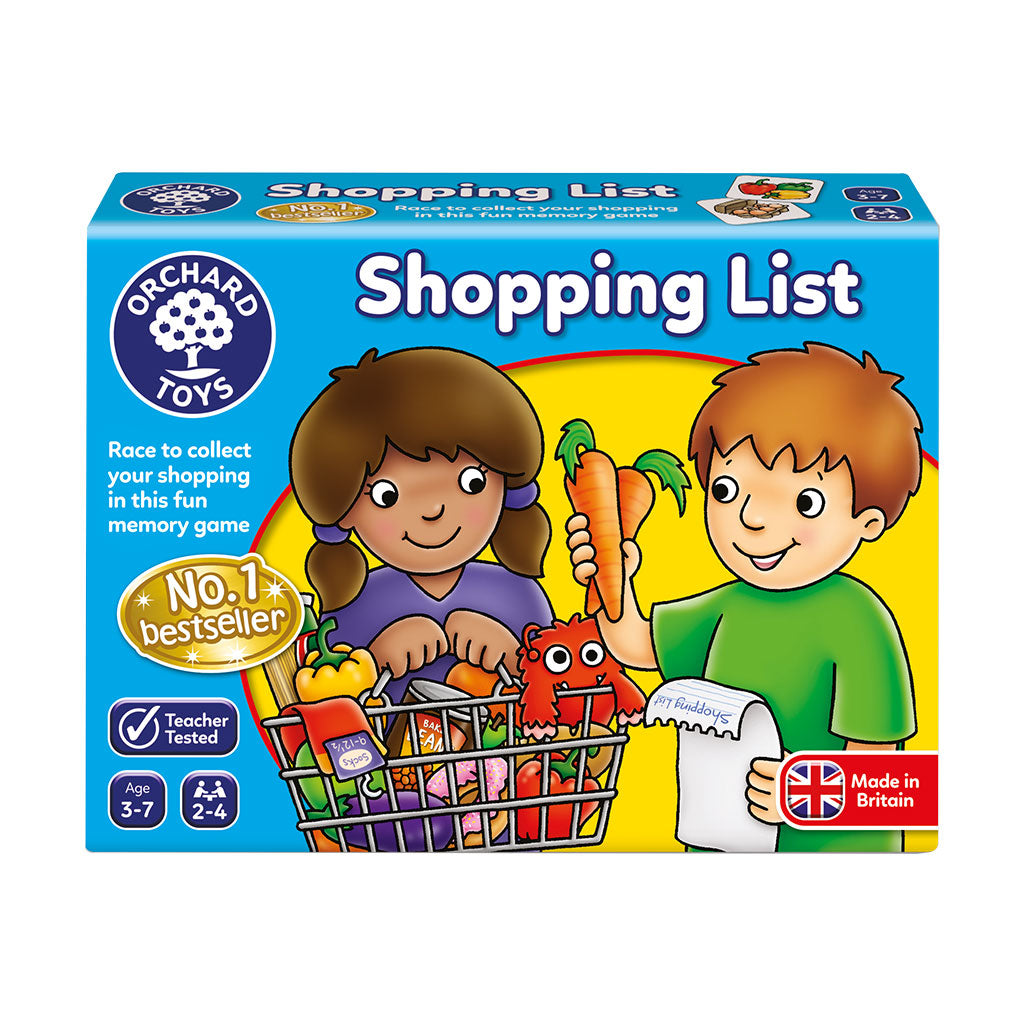 Orchard Game - Shopping List