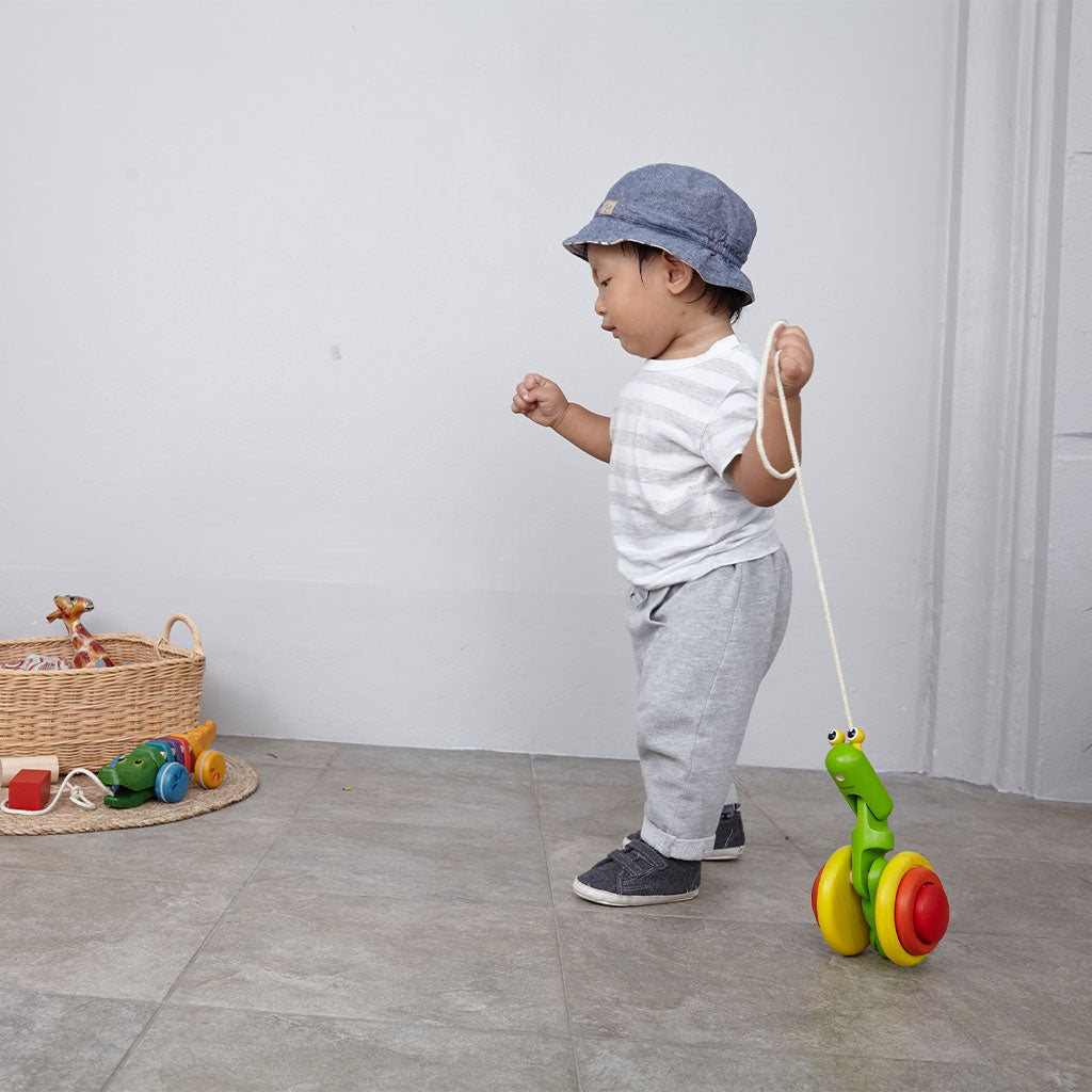 PlanToys - Pull-Along Snail