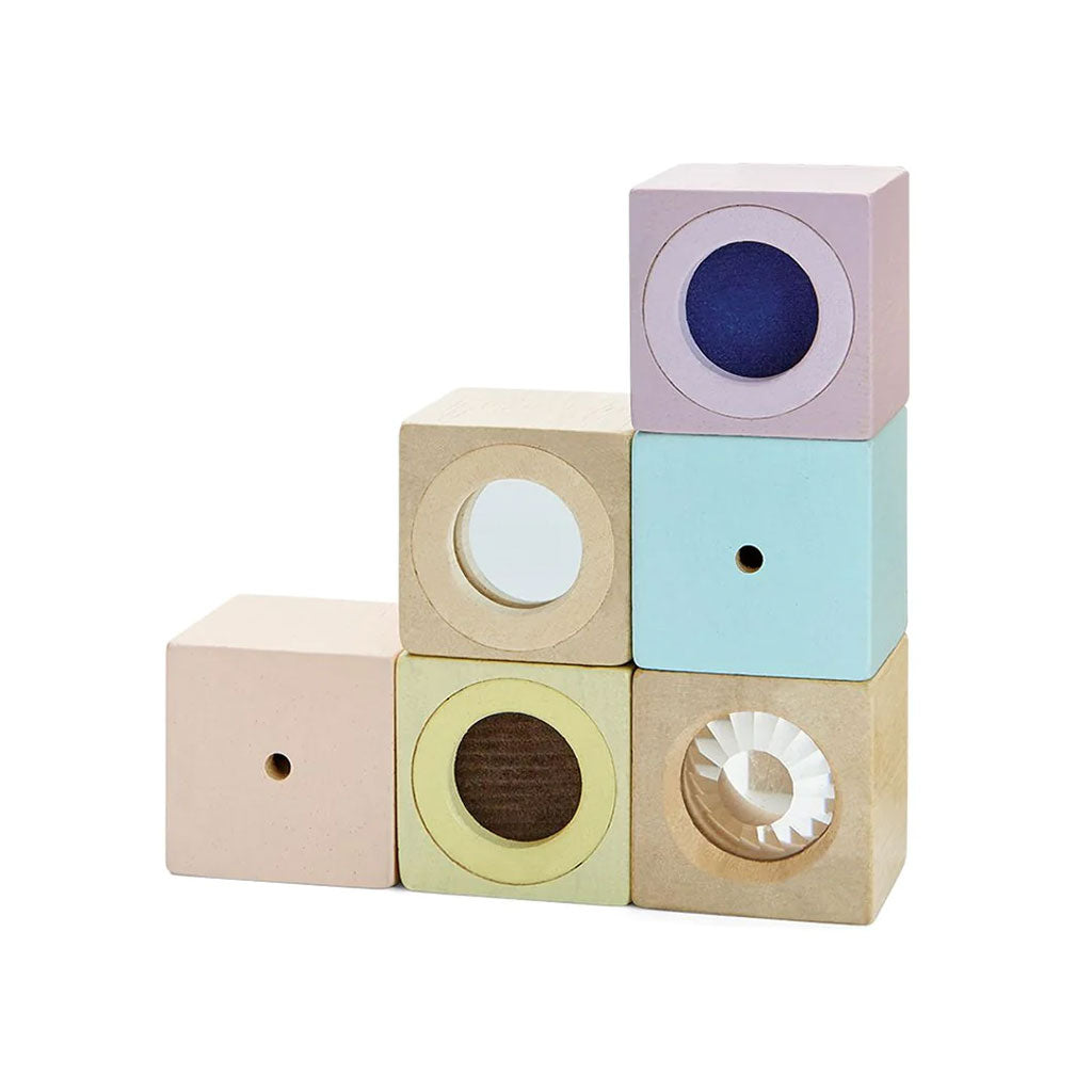 PlanToys - Sensory Blocks - Pastel