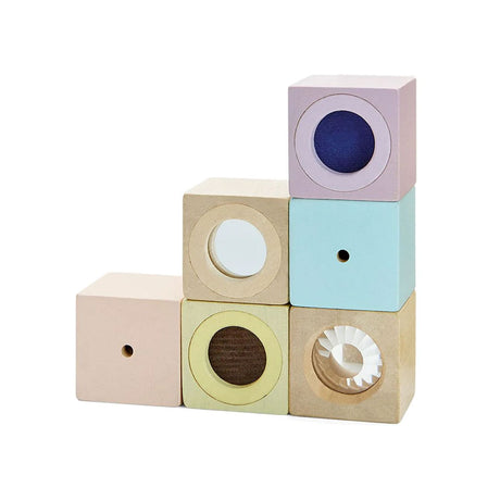 PlanToys - Sensory Blocks - Pastel