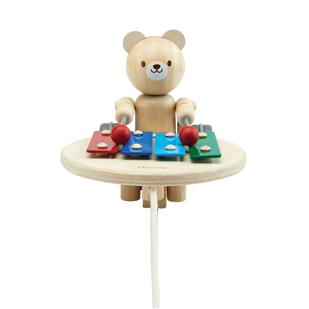 PlanToys - Pull-Along Musical Bear