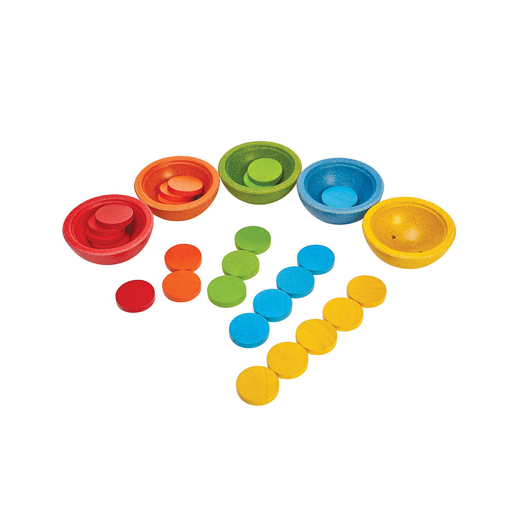 PlanToys - Sort & Count Cups
