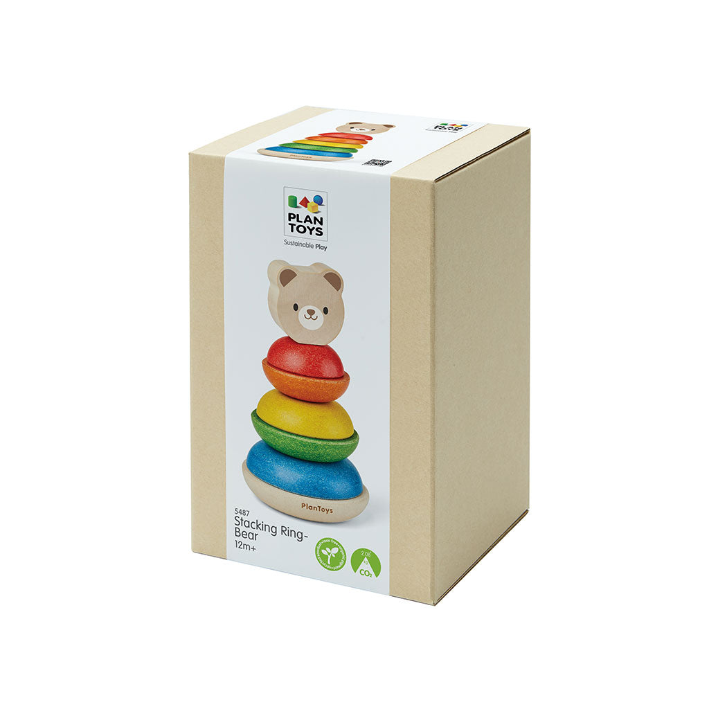 PlanToys - Stacking Ring - Bear