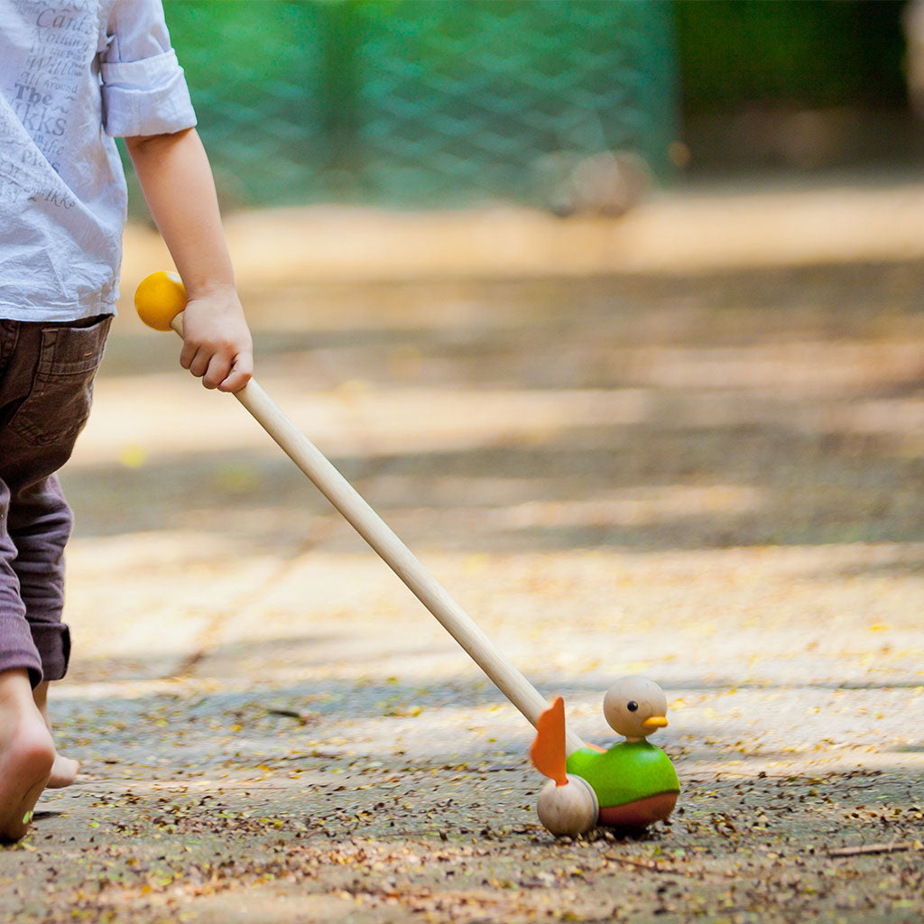 PlanToys - Push Along Duck