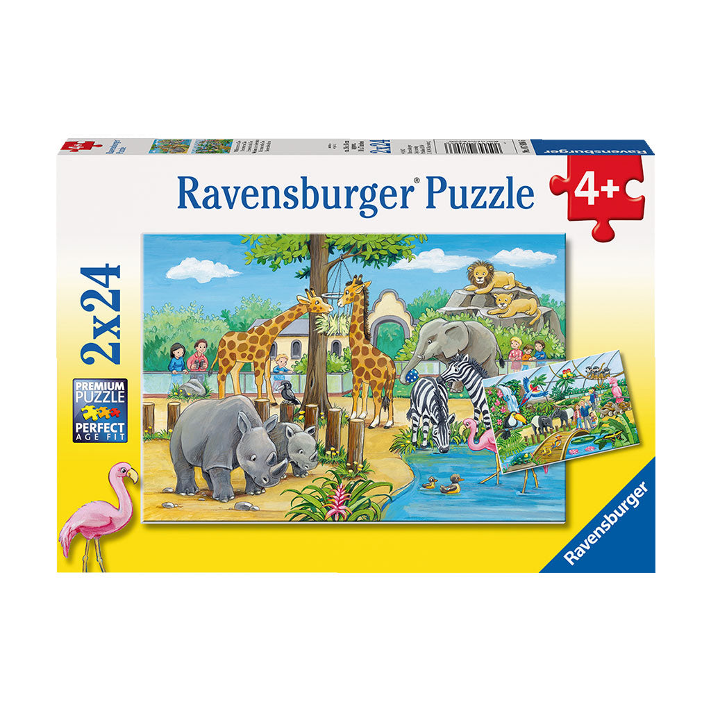 Welcome to the Zoo Puzzle - 2x24pc