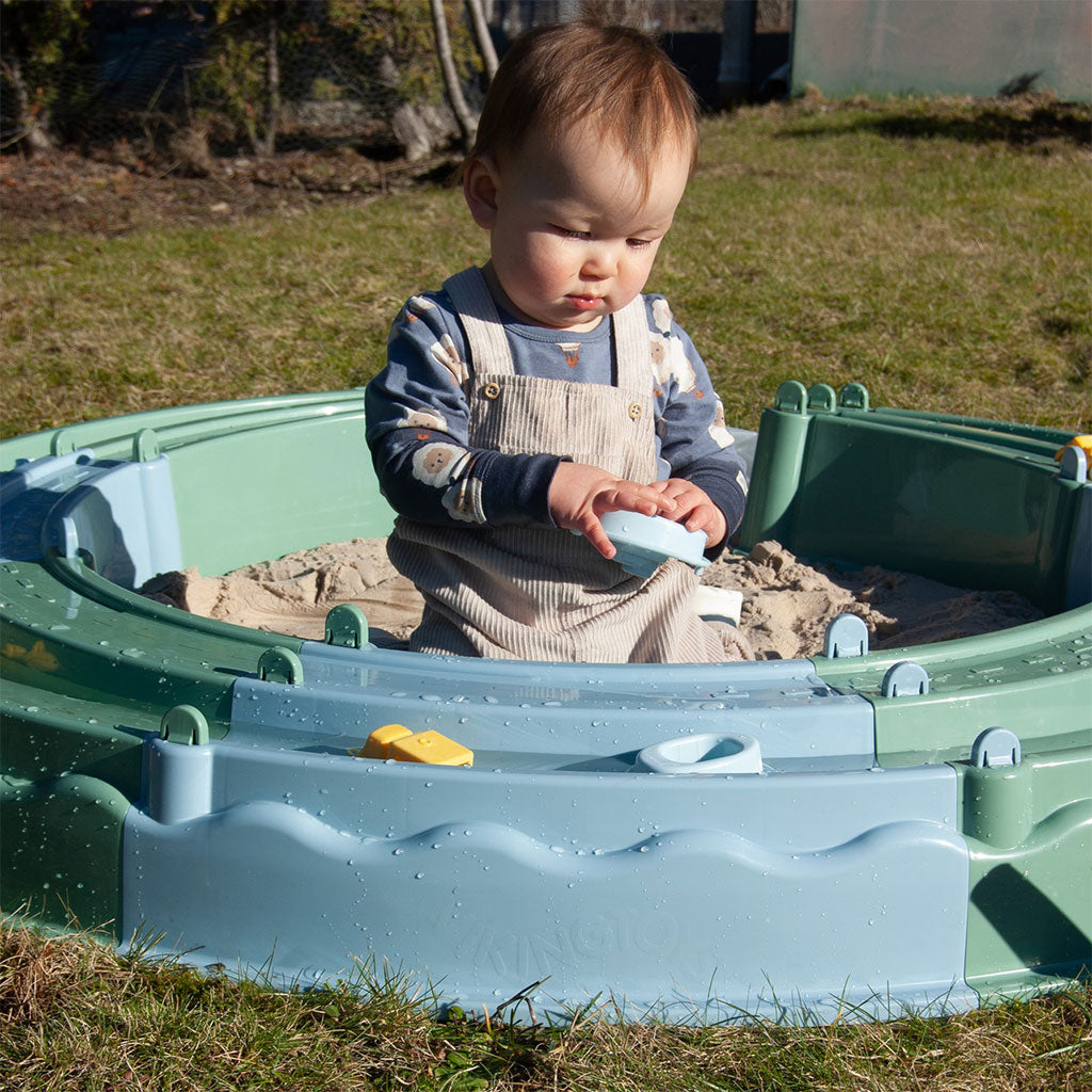 Viking Toys - Reline Sandpit with 2 Boats + 2 Cars