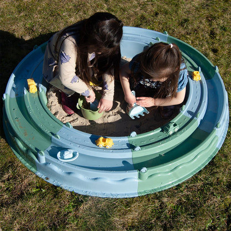 Viking Toys - Reline Sandpit with 2 Boats + 2 Cars - Educating Kids