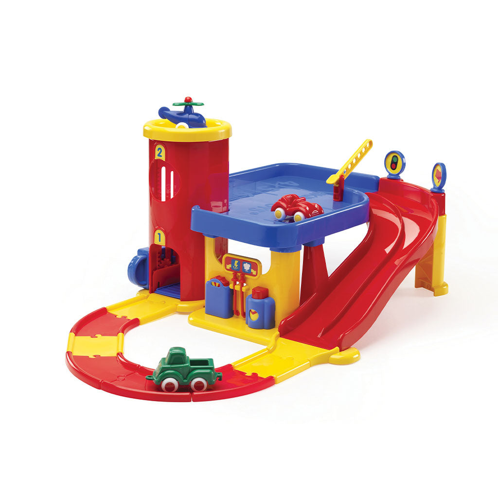 Viking Toys - 2 Storey Garage with Tracks