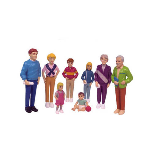 European Family Figurines - Set of 8 - Educating Kids