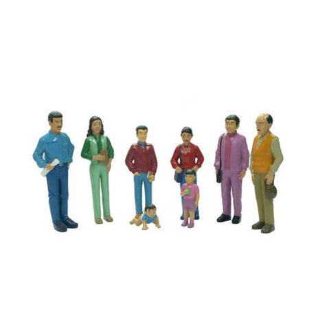 South American Family Figurines - Set of 8 - Educating Kids
