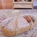 Doll Basket & Bedding Set 35cm