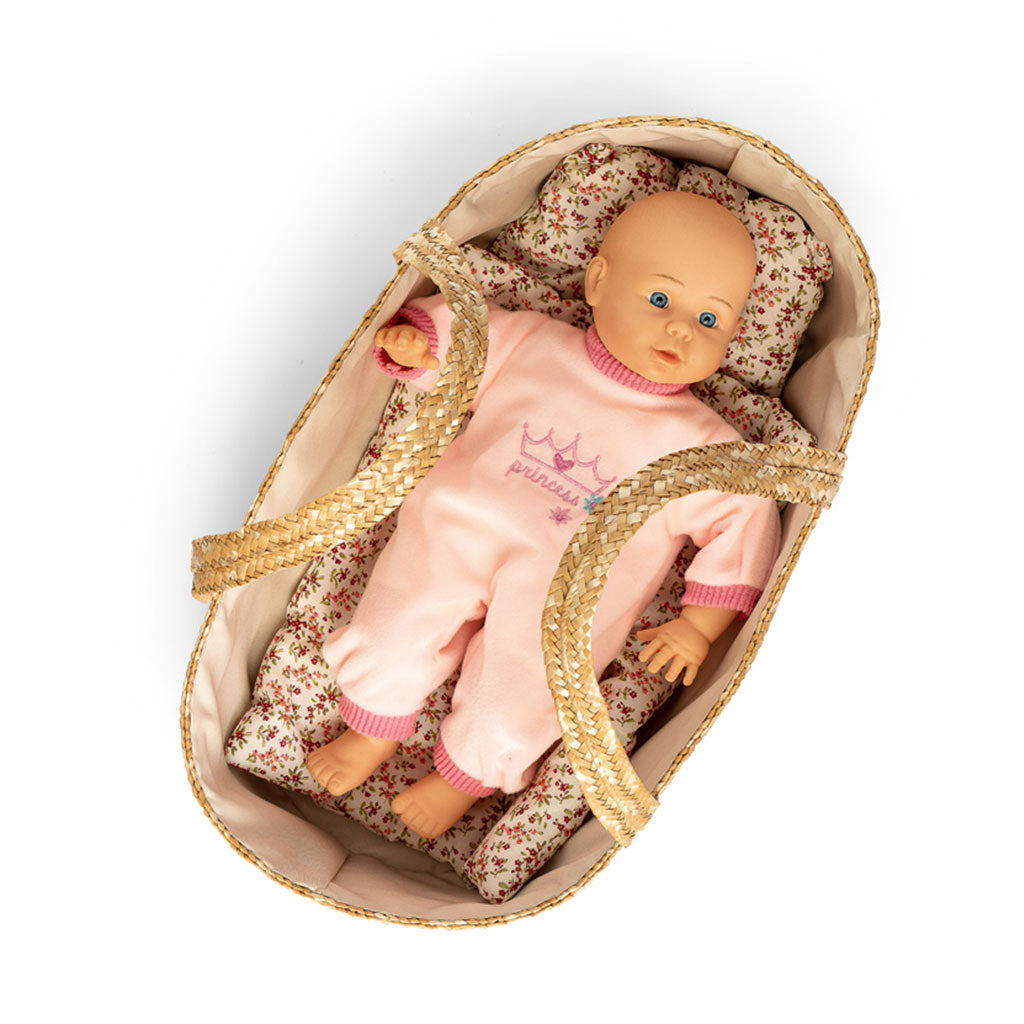 Doll Basket & Bedding Set - 50cm