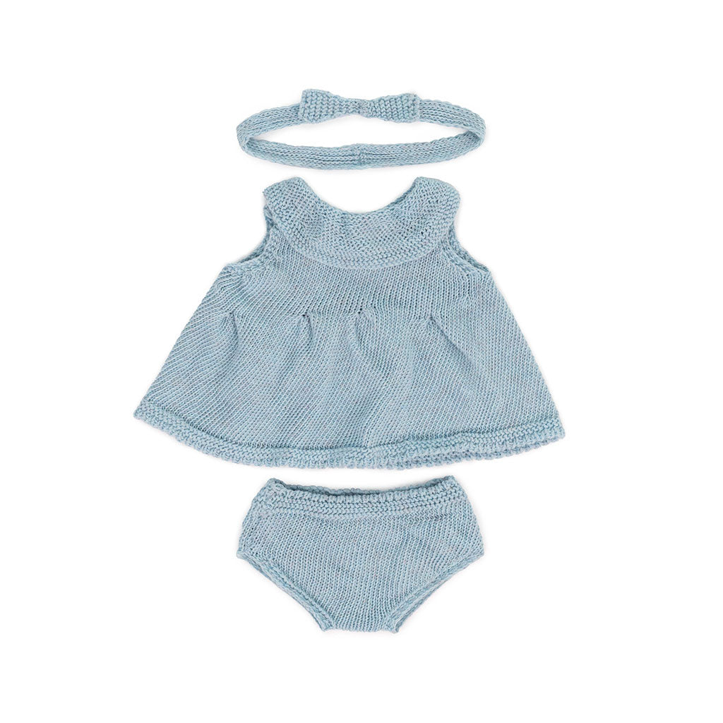 Eco Knit Dress & Hairband - 38cm