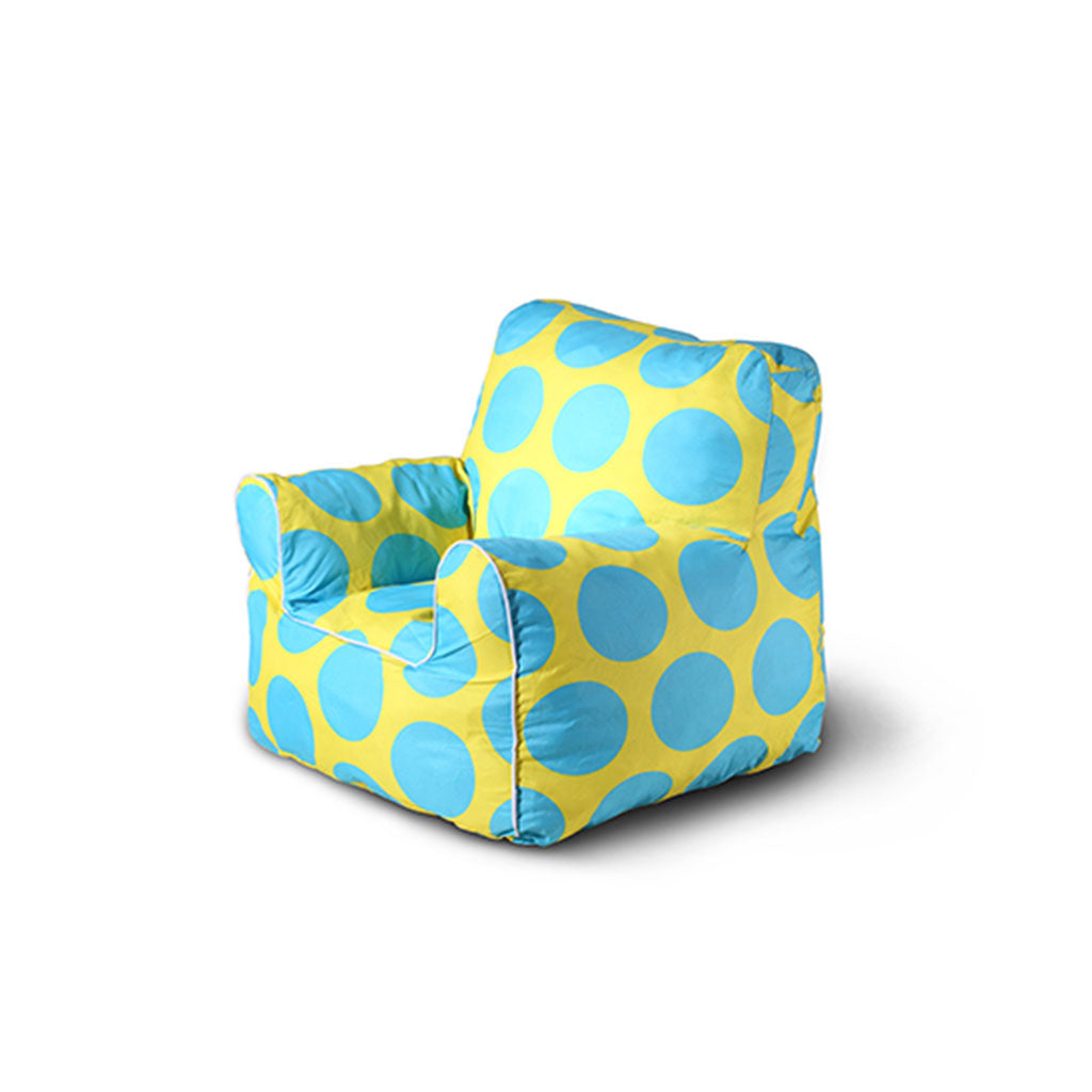 Eco Kids Chair - Yellow and Blue Spotted