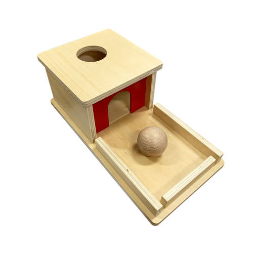 Object Permanence Box with Tray