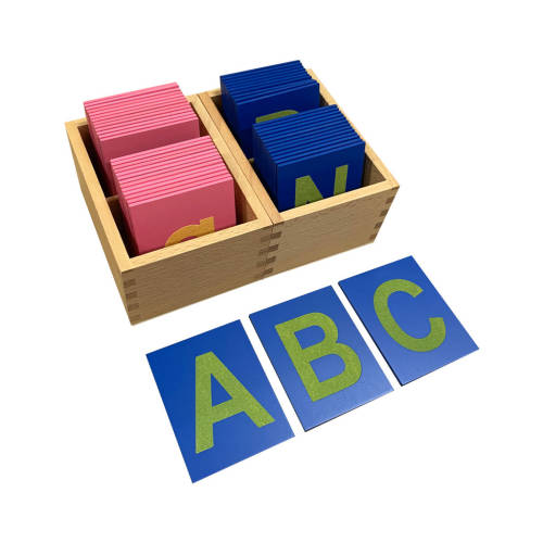 Sandpaper Letters Upper and Lowercase with Box