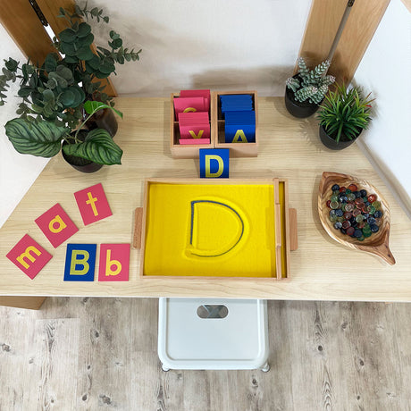 Sandpaper Letters Upper and Lowercase with Box