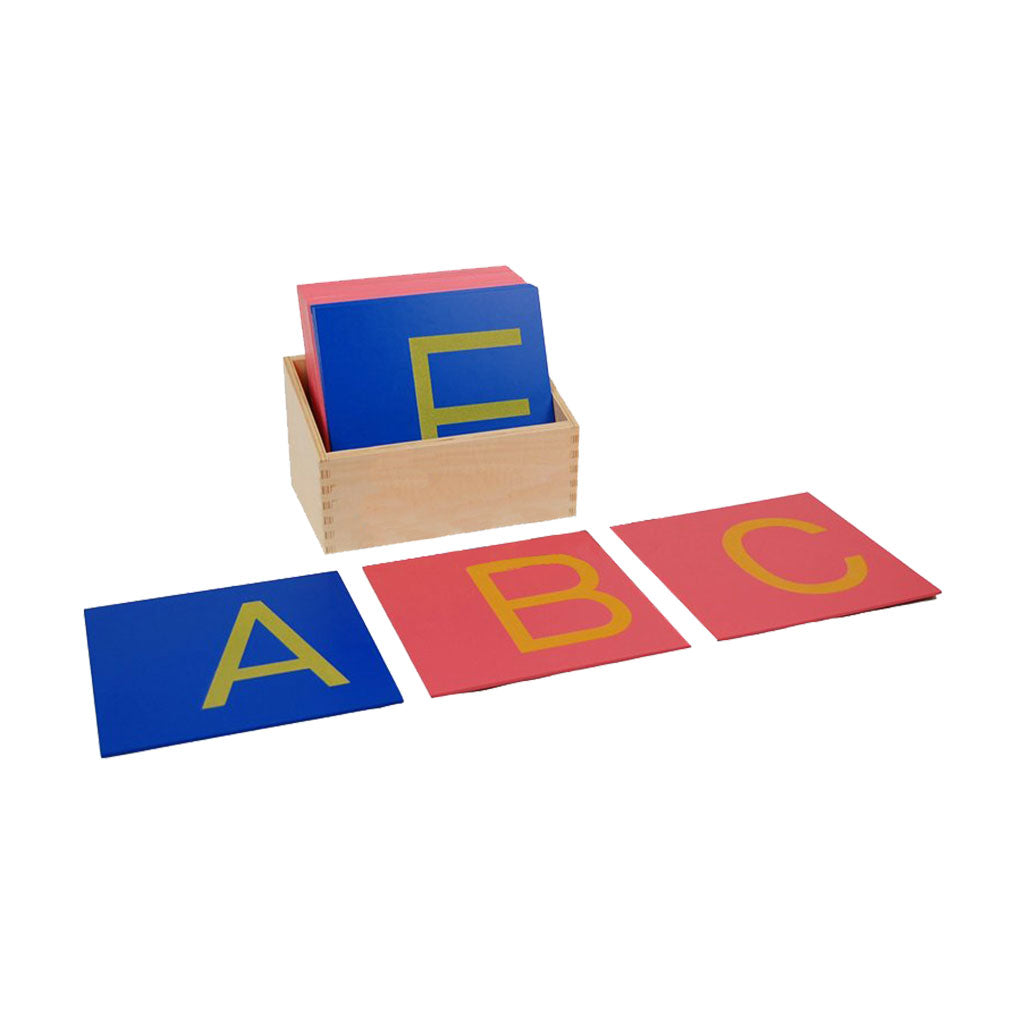 Mont - CAP Sandpaper Letters Print with Box