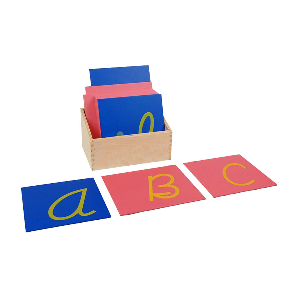 Mont - CAP Cursive Sandpaper Letters With Box
