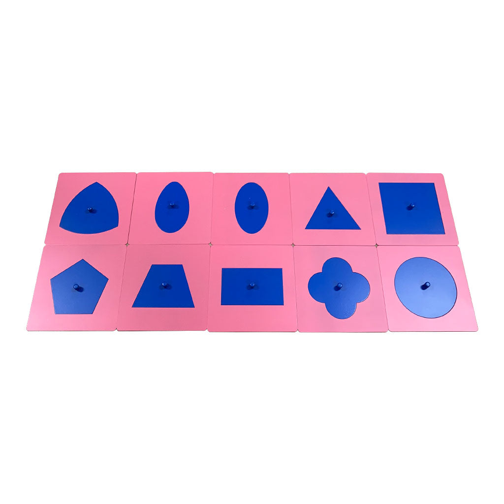 Metal Insets - Pink and Blue